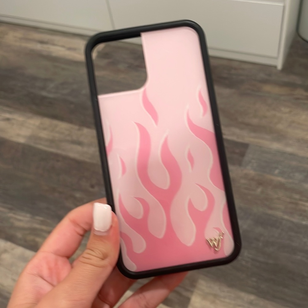 iphone 12 wildflower pink phone case